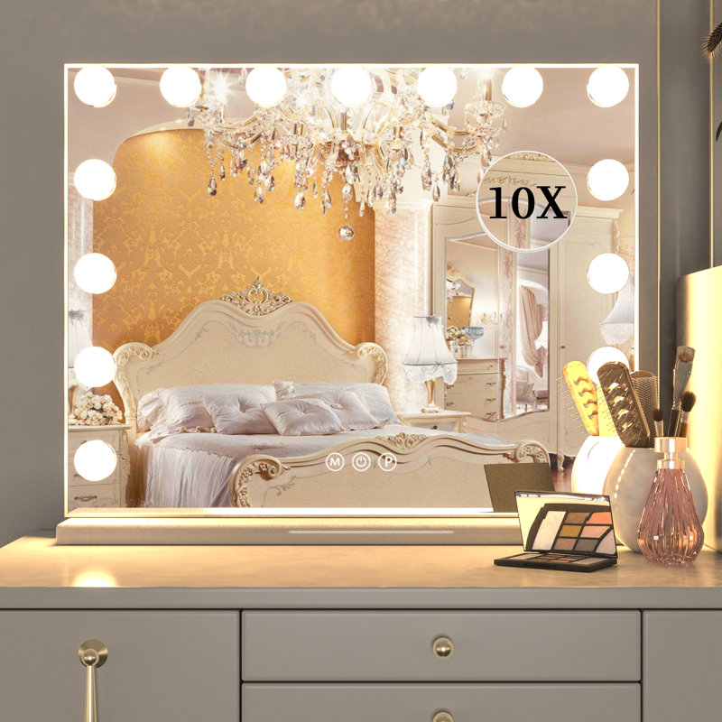 Large hollywood mirror with lights online